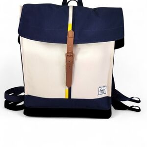 HERSCHEL SUPPLY CO. unisex cream navy colorblock City Mid Volume backpack